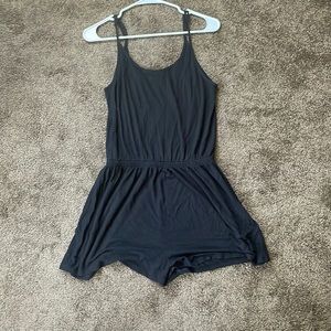 Divided Black Romper